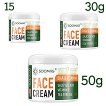 효과적인 여드름 제거 크림 허브 반점 오일 컨트롤 크림 스킨 케어 미백 보습 페이스 젤 스킨 50g, 01 C-0010-15g