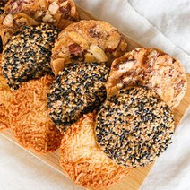 시민제과 수제전병 선물세트, 전병 3구 선물세트(아몬드, 코코넛, 참깨 전병)