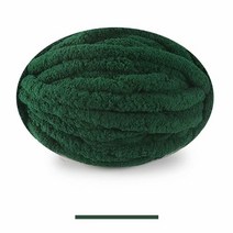 더치커피 메이커 250g 슈퍼 두꺼운 얼음 두툼한 원사 셔닐 손으로 짠 DIY 담요 모자 쿠션 수제 작업장 뜨개, 한개옵션1, 01 어두운 녹색