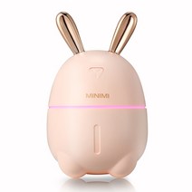 휴대용 미니 가습기 무소음 미니 가습기 무드등 미니 가습기 무소음, 핑크