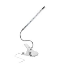 침대독서등 마리스텔라 아르떼미데 DC5V 터치 LED 조명 USB 전원 클립 테이블 책상 8W 3 모드 10 레벨 밝기 조절 램프 구부릴 수 있는 클램프 영국, [02] 은