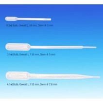 개별포장 PE 눈금형 스포이드 Transfer Pipet 스포이드 눈금 트랜스퍼 피펫 피펫스포이드, 0.3ml 1000개입