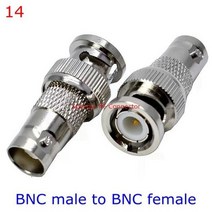 알루미늄 프로파일 BNC 커넥터 Q9 BNCBNC 수암 90 도 직각 티 유형 3way 4way 분배기 2x 이중 수 암 3 4 황동, type14-1pcs, Type14-1pcs