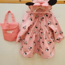 아가방 디즈니콜라보~! *라라미니우비* 비오는날&장마에 울아이 비 안맞게~! 입히기 편한 우비&가방 쎗뚜~! #인기상품#