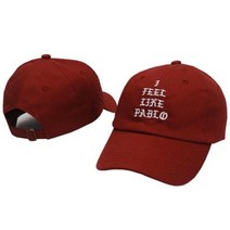 남성모자 카니예 웨스트 브랜드 I feel like pablo 패션 골프 스웨그 캡 Pray Palace Dad Hat Sun Cotton Women and Men Baseball
