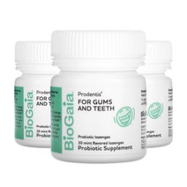 바이오가이아 구강 유산균 프로덴티스 30정 3병 검 앤 티스 민트맛, 3개