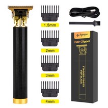t9 hair clipper new hair trimmer for men lcd 디지털 헤어 커팅 머신 면도 이발사 전기 면도기 헤어 스타일링 도구 모어 이발기 바리깡, 협력사, 검은색 USB