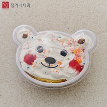곰돌이케이크세트 기념일케익만들기키트 (미니) 주문제작 레터링 맞춤 (평일 오후3시이전 당일 출고), 동물케익픽, 추가구매상품
