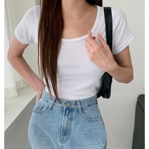 엘르비 라운드넥 베이직 무지 반팔티셔츠(3Color)