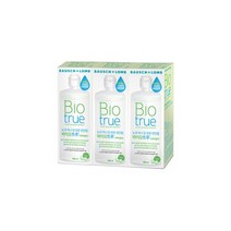 바슈롬렌즈 세척액 바이오트루 500ml 3개, 바슈롬렌즈 세척액 바이오트루 5