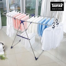 플젠하우스(건조대) 탄탄 빨래건조대 스테인레스 2단(특대), 단품
