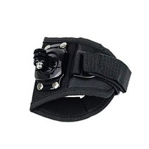 장갑 스타일 밴드 손목 스트랩 마운트 스트립 Gopro Hero 7 6 5 DJI OSMO 360 도 회전 고 프로 스포츠 액션, 01 black_01 Wrist Strap Mount