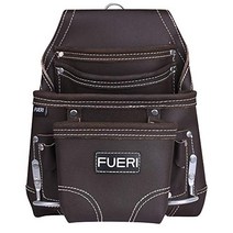 목수벨트 미국 FUERI 가죽공구 용 파우치 10포켓 프레임 공구 키트 하이 게이지 프리미엄 -606711