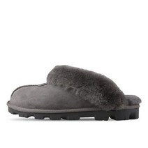 어그털슬리퍼코케트겨울양털실내화그레이