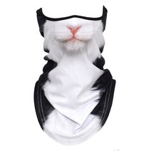 쓸모 없는 웃긴 선물 마니또 3D 동물 고양이 개 인쇄 반다나 원숭이 재미 있은 반 얼굴 마스크 스키 사이, 20 20