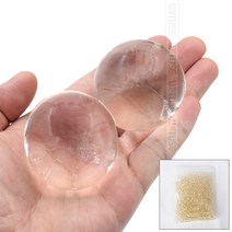크리스탈볼 8mm 200g 투명 하이드로 소일 워터젤 고흡수성수지 수정토 대체토양 수경재배 방향제 개구리알모양