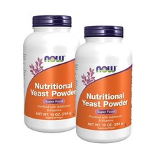 나우푸드 뉴트리셔널 이스트 파우더 284g NOW Nutritional Yeast Powder, 2팩