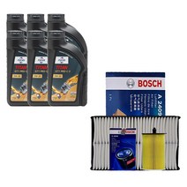 그랜저HG 3.0 가솔린 훅스 타이탄 GT1 프로 C3 5W30(6L) 엔진오일세트 0050-2409, 6000ml, 1개