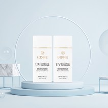 한정수량 (1+1) 루비이 에센스 톤업 선크림 비건 무기자차 SPF50+ PA++++ 미백 주름개선 자외선차단, 50ml, 2개
