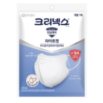 크리넥스 데일리 방역 마스크 KF94 대형 1입, 200개