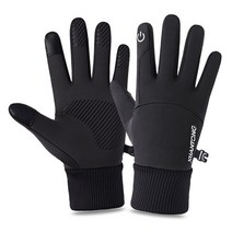 방수 방한 장갑 논슬립 기모 겨울장갑 스키 스노우보드 낚시 자전거 오토바이 고급 글러브 스마트폰 터치, 방수기모 터치장갑(M)