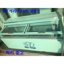 중고 냉동고 아이스크림 물통 고기 저장 1500