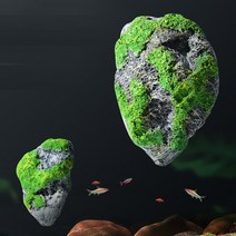 어항 공중부양 풍경석 이끼돌 물에뜨는돌 인공부석, 1공중돌장식-소
