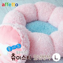 아페토 쿨세트 오리지널 츄이스티 도넛방석 L, 그레이