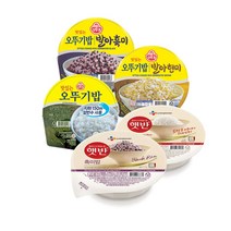 CJ 햇반 흰쌀밥 오뚜기 맛있는밥 현미밥 흑미밥 210g 12개/24개/30개 모음, 상세페이지 참조4, 햇반흰쌀밥 12개