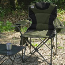 특대형 캠핑 접이식 튼튼한 암체어 의자 캠핑준비물 접이식의자 성인