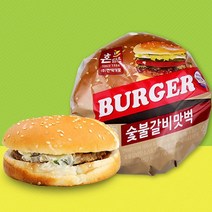 냉동식품 PC방 햄버거 숯불갈비 햄버거 180g 10개, mr//_: 1