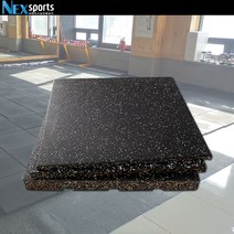 넥스스포츠 블록매트25T 고무타일매트 저소음매트 충격흡수매트