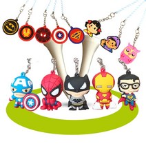 핸드메이드 어벤져스 골프티걸이 5P세트 골프에이밍 볼마커, 2. 히어로방패5P세트