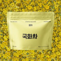 뻥차 국화차 생분해성 삼각티백 긴끈 카페인없는 커피대신차, 100개입, 1.5g