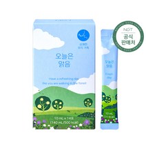 네츄럴굿띵스 오늘은 맑음 유기농 엘더베리 배 도라지즙 14포, 5박스