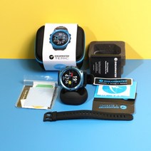 다이빙 시계 장비 워치 용품 스쿠버다이빙, 블랙블루형+GOPRO9