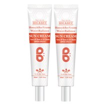 미가비 워터래디언스 메이크업베이스 화이트 SPF50+/PA+++, 2개