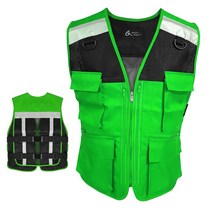 셀파 전술조끼 6001 배달 경찰 배달대행 오토바이 라이더 군용 밀리터리 보안 경호, 청색