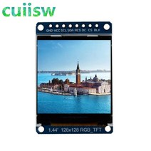 LCD 모듈 TFT 디스플레이 0.96 1.3 1.44 1.8 인치 IPS 7P SPI HD 65K 풀 컬러 LCD 모듈 ST7735 / ST7789 드, 한개옵션1, 03 1.44 TFT inch