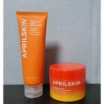 에이프릴스킨 피지 올킬 클렌징 SET (당근클렌징밤 90ml 당근폼클렌저 120ml), 1세트