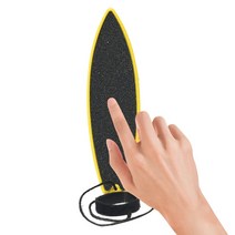 핑거보드 Shred Deck-핑거 서핑 보드 크리에이티브 쿨 Rad 찾고 와 서퍼를 위한 바람 미니, 04 yellow