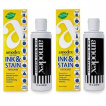 Amodex Ink and Stain Remover 잉크 및 얼룩제거제 아모덱스 118mlx2팩, 1개