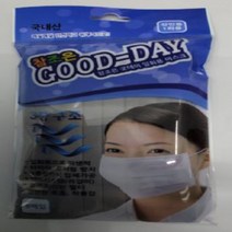국산 참조은굿데이부직포마스크(그레이색)(8매/5개)