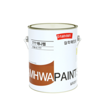 삼화페인트 삼화 유성페인트 777 에나멜 4L, 흑색(무광), 4000ml, 1개