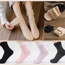 면 발열 기모 양말 융털 겨울 패션 보온 임산부 산후 선물용 코튼 따뜻한 장목 긴 골지 이쁜양말