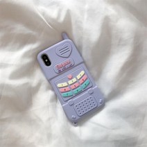 빈티지폰케이스 클래식 셀카 레트로 하트 핑크 러브 휴대폰