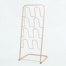 접이식 4단 실내화정리대, 금색