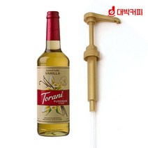 토라니 퓨어메이드 시그니처 바닐라 시럽 750ml + 전용시럽펌프, 단품