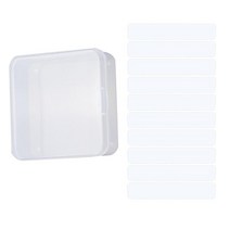 YSSHOP 네일 팁 보관 상자 네일 주최자 포장 상자 보관 케이스 pvc 컨테이너 광장 거짓 네일 팁에 투명 쥬얼리 아크릴, 투명한