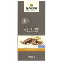 Alnatura Bio Caramel Fleur de Sel chocolate 알나투라 바이오 카라멜 소금꽃 초콜릿 100g 4개